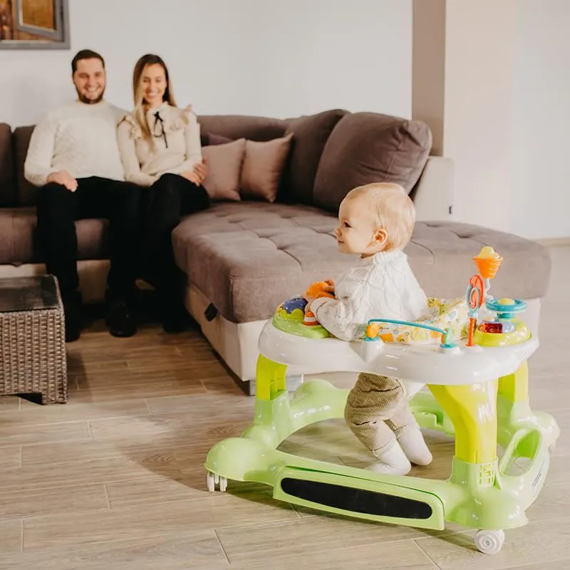 Walker with activity center Coccolle Arlo Green
