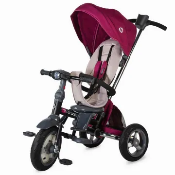 Multifunction 4-in-1 tricycle with reversible seat Coccolle Velo Air Violet