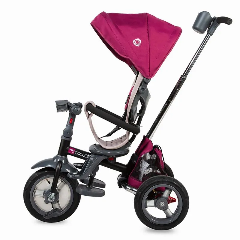 Multifunction 4-in-1 tricycle with reversible seat Coccolle Velo Air Violet