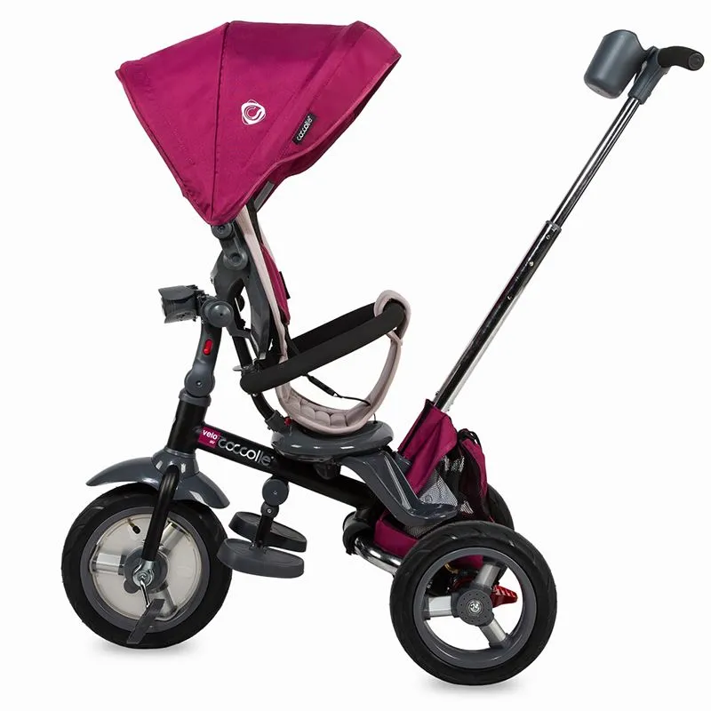 Multifunction 4-in-1 tricycle with reversible seat Coccolle Velo Air Violet
