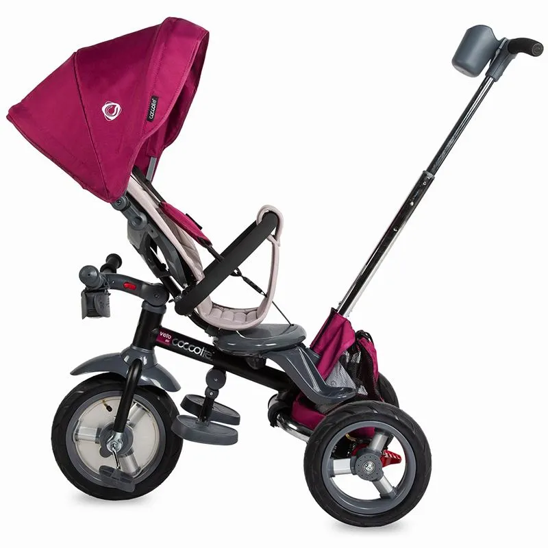 Multifunction 4-in-1 tricycle with reversible seat Coccolle Velo Air Violet