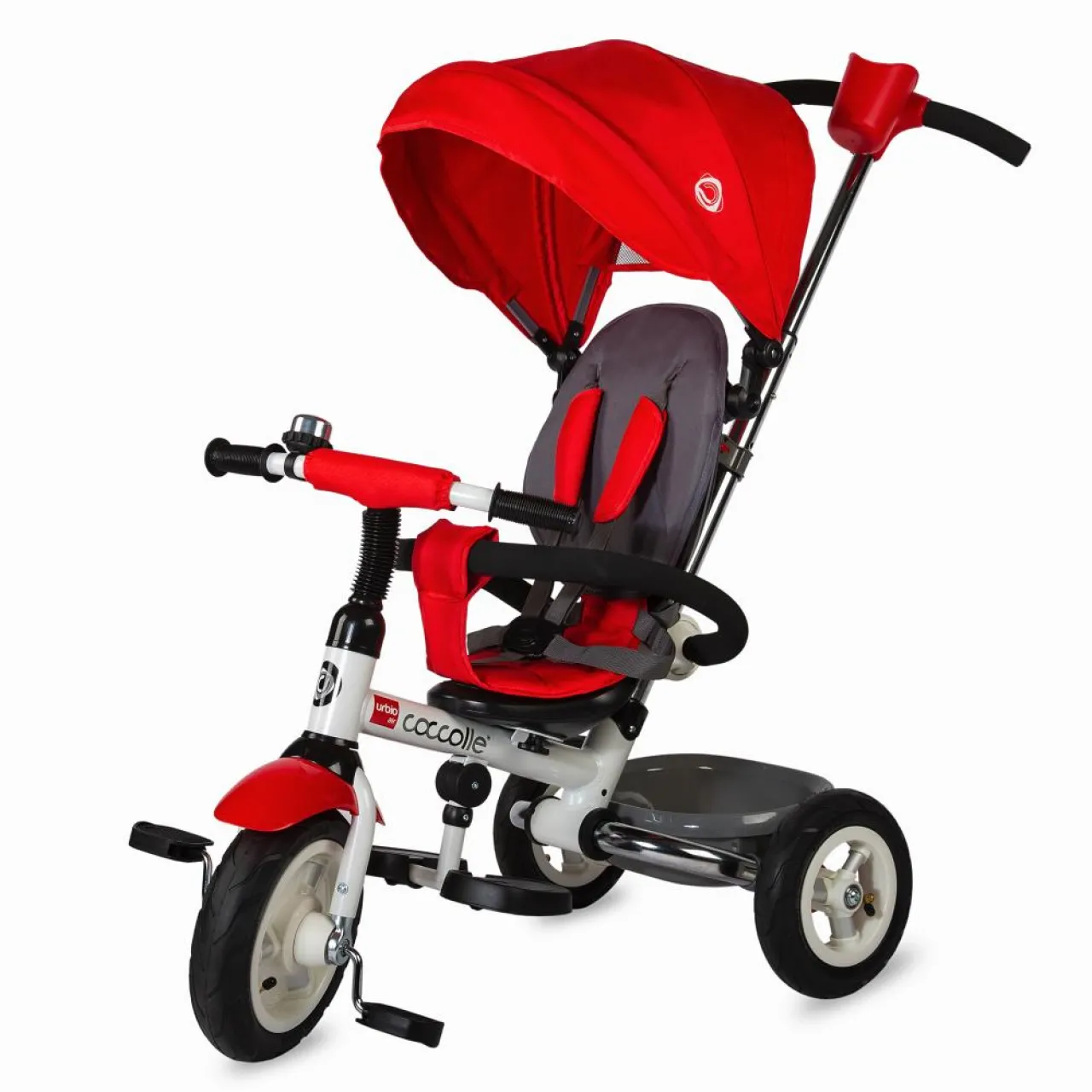 Foldable tricycle Coccolle Urbio Air Red