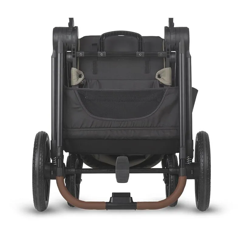 Modular 2-in-1 stroller Coccolle Aspen Premium Line, Foldable, Detachable wheels, Suspension, Adjustable backrest, XXL canopy, Footmuff and ploaie, EN 1888 safety standard, Jet Black