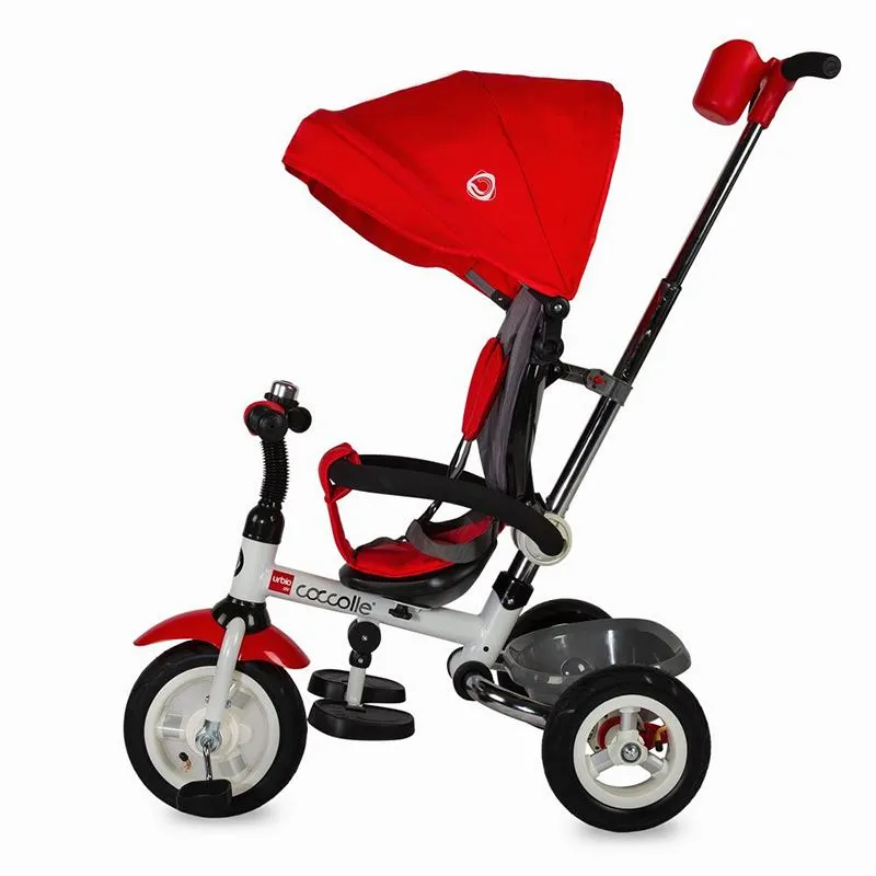 Foldable tricycle Coccolle Urbio Air Red