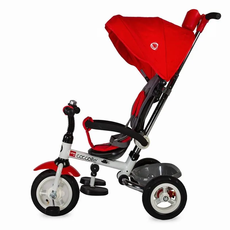 Foldable tricycle Coccolle Urbio Air Red