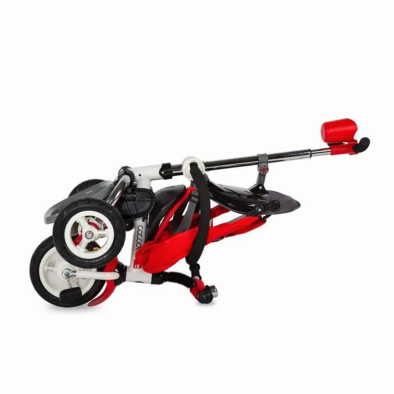 Foldable tricycle Coccolle Urbio Air Red