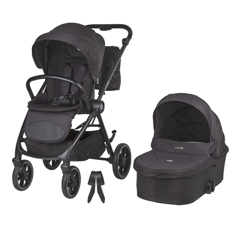 Modular 2-in-1 stroller Coccolle Serry Jet Black