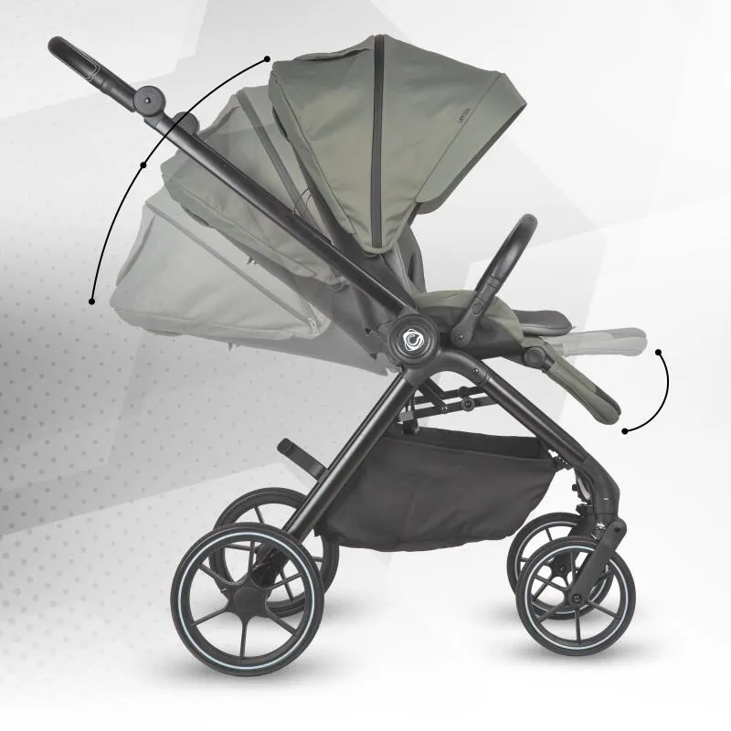 Modular 2-in-1 stroller Coccolle Serry Moss Green