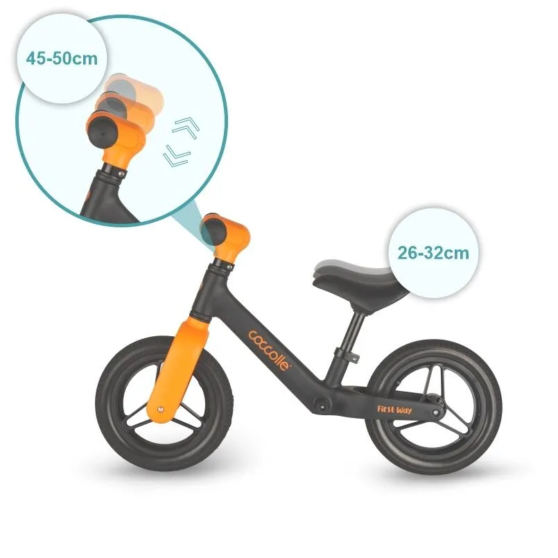 Balance bike Coccolle First Way, Orange Shadow