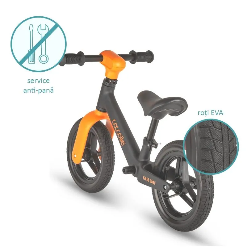 Balance bike Coccolle First Way, Orange Shadow