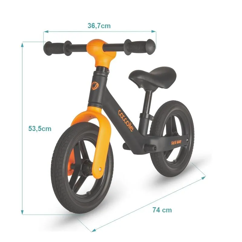 Balance bike Coccolle First Way, Orange Shadow
