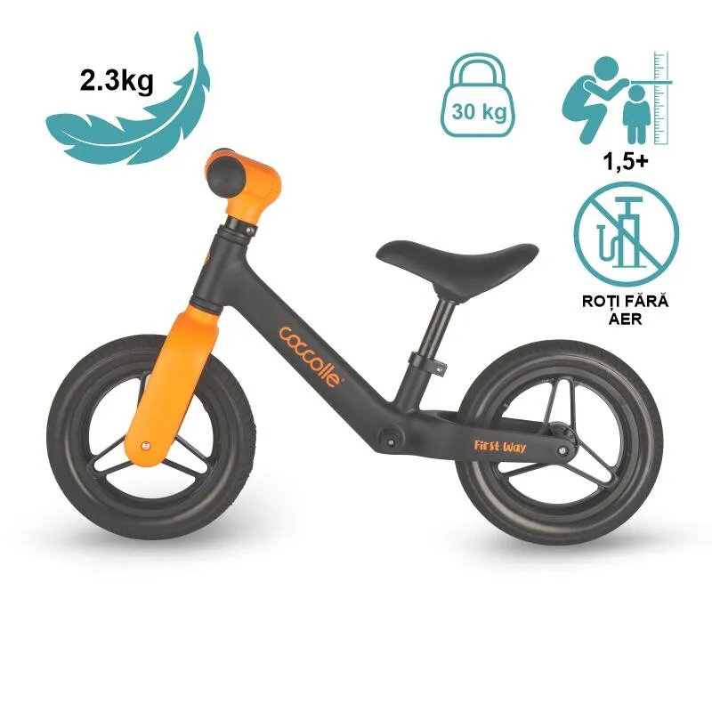 Balance bike Coccolle First Way, Orange Shadow