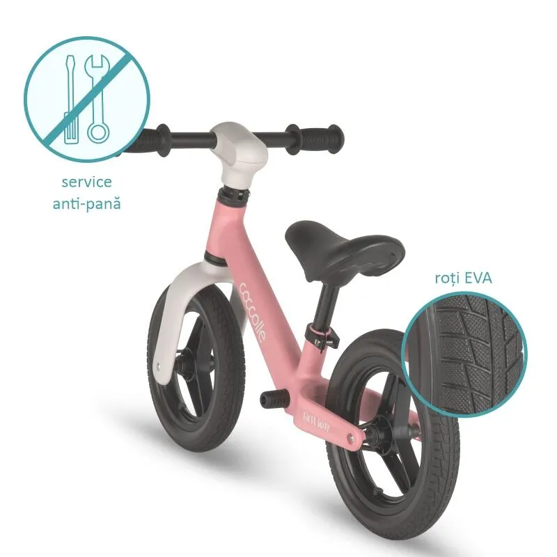 Balance bike Coccolle First Way, Blush Pink