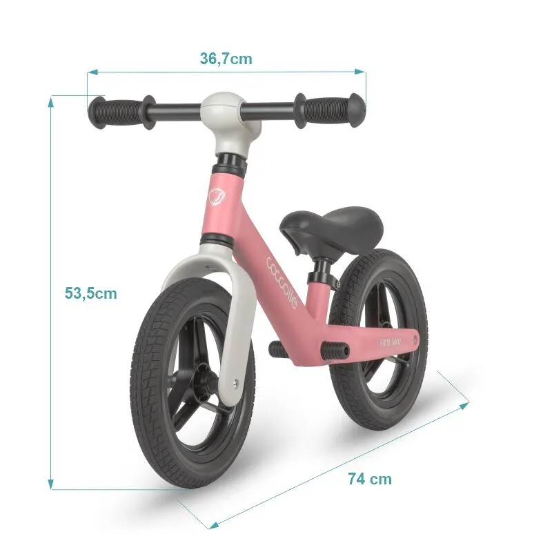 Balance bike Coccolle First Way, Blush Pink