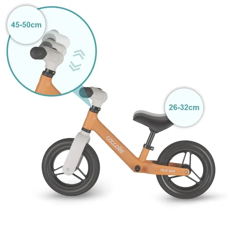 Balance bike Coccolle First Way, Cookie Beige