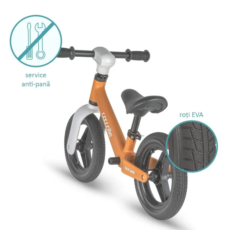 Balance bike Coccolle First Way, Cookie Beige