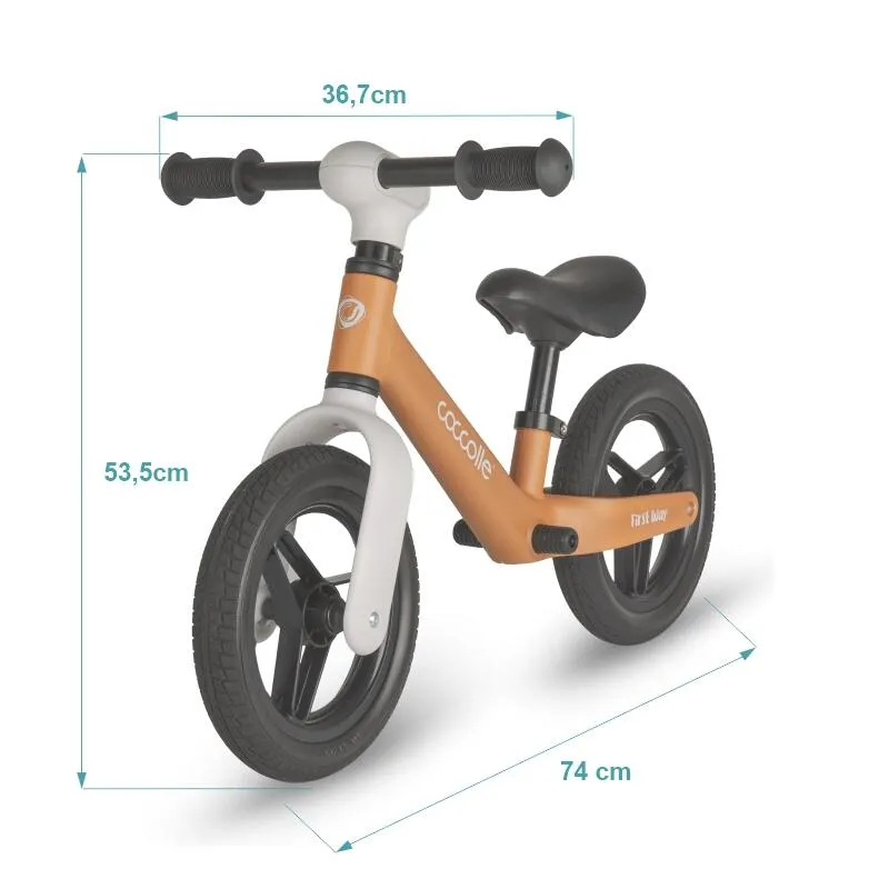Balance bike Coccolle First Way, Cookie Beige