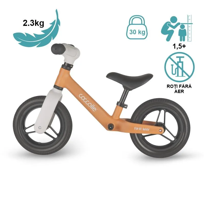 Balance bike Coccolle First Way, Cookie Beige