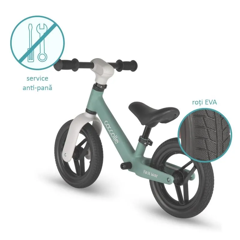 Balance bike Coccolle First Way, Summer Mint