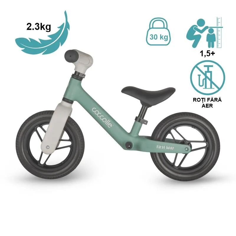 Balance bike Coccolle First Way, Summer Mint