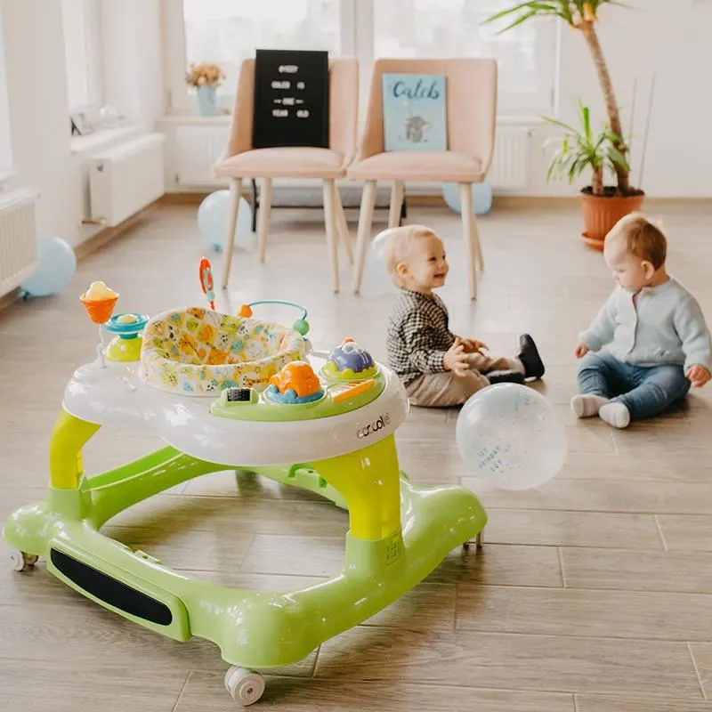 Walker with activity center Coccolle Arlo Pink