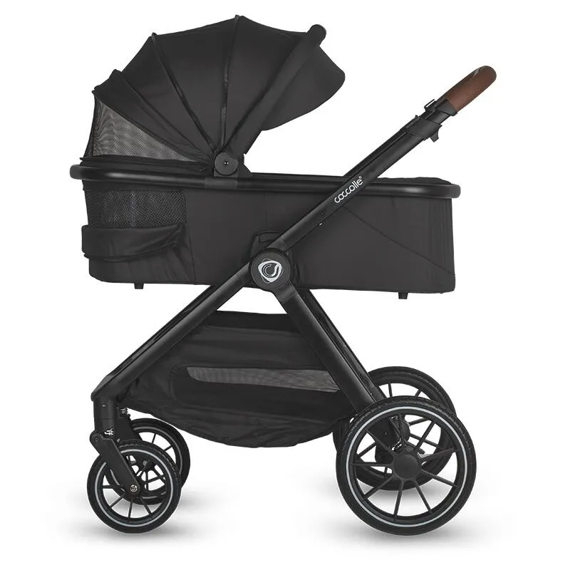 Modular 3-in-1 system Coccolle Aspen Jet Black with i-Size infant car seat Coccolle Knox Black