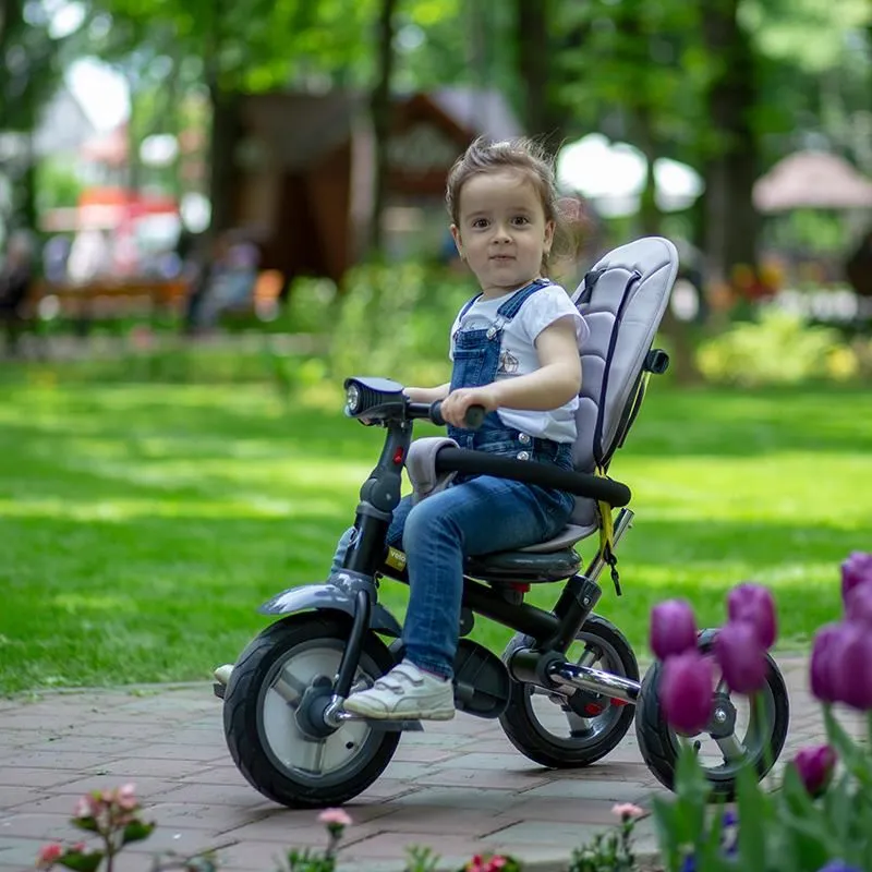 Multifunction 4-in-1 tricycle with reversible seat Coccolle Velo Air Mustard