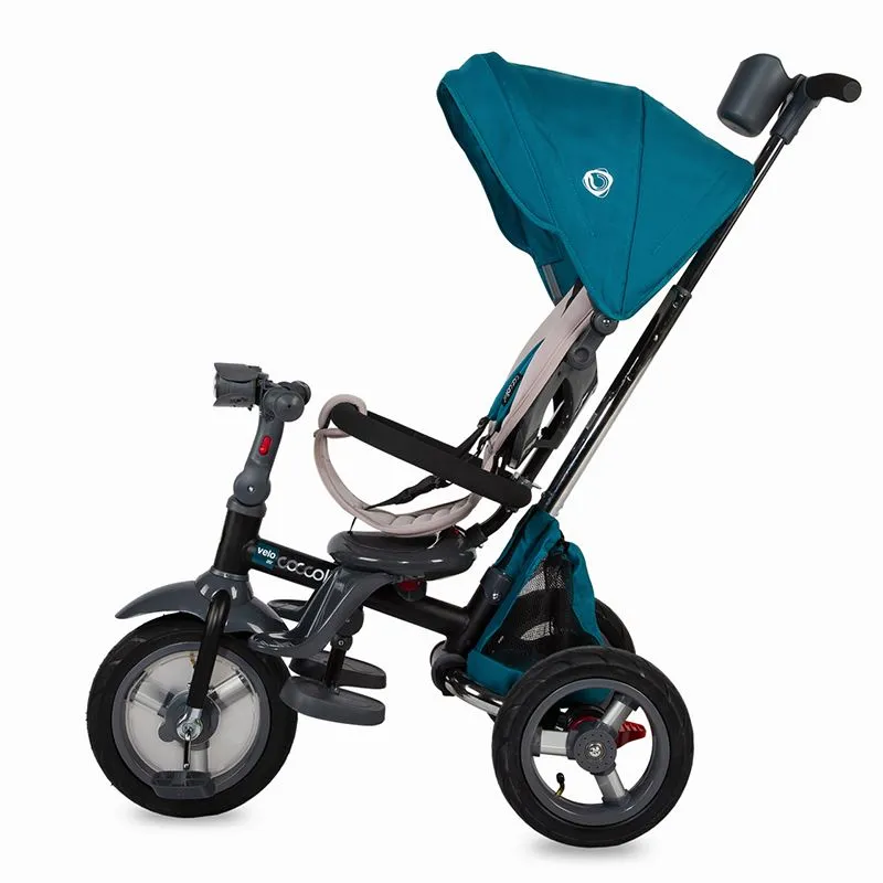 Multifunction 4-in-1 tricycle with reversible seat Coccolle Velo Air Green