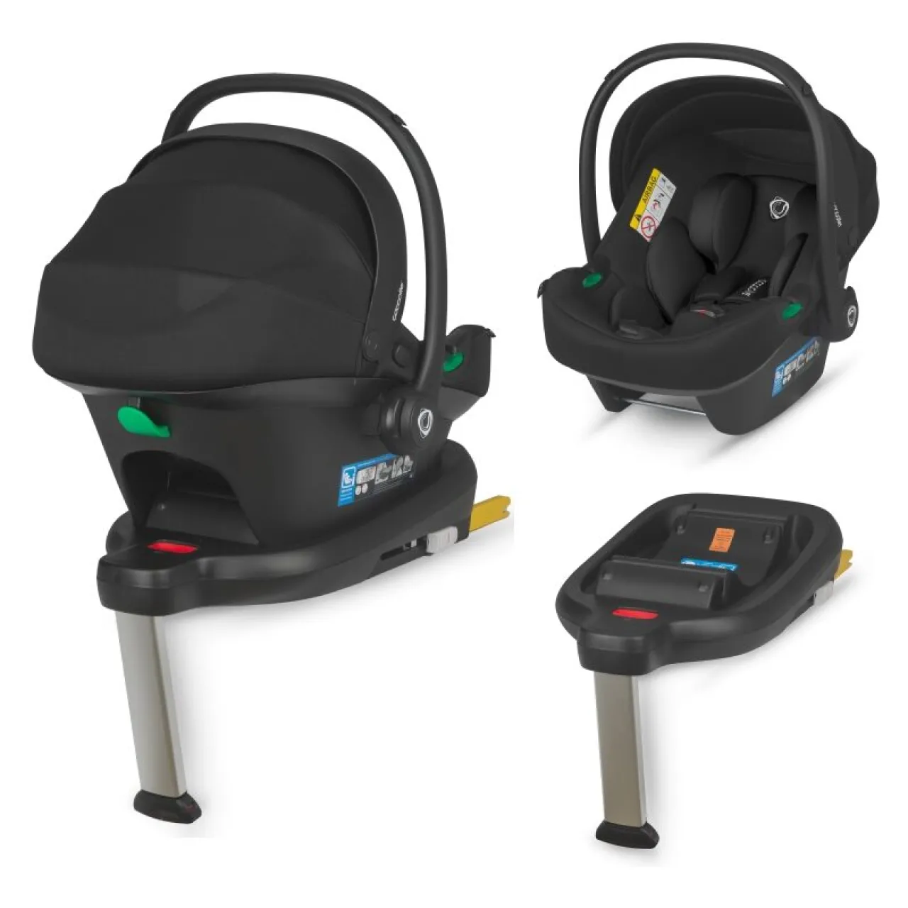 i-Size infant car seat Coccolle Knox Black + i-Size Isofix base Coccolle