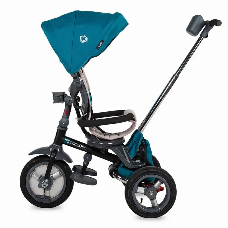 Multifunction 4-in-1 tricycle with reversible seat Coccolle Velo Air Green