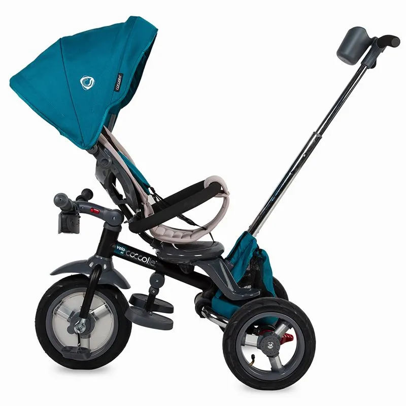 Multifunction 4-in-1 tricycle with reversible seat Coccolle Velo Air Green