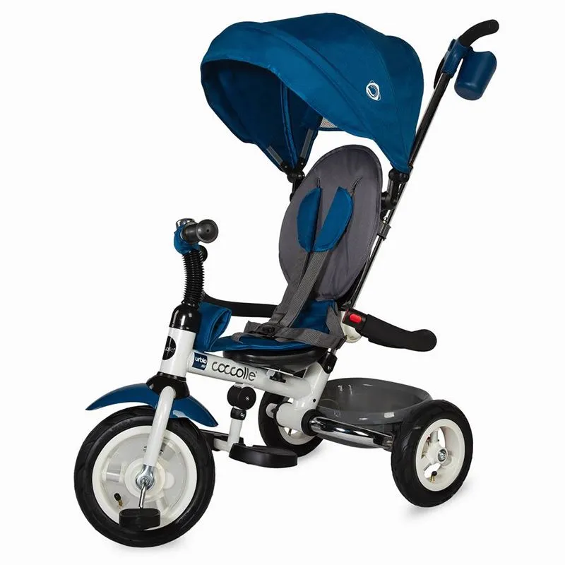 Foldable tricycle Coccolle Urbio Air Blue