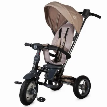 Multifunction 4-in-1 tricycle with reversible seat Coccolle Velo Air Beige