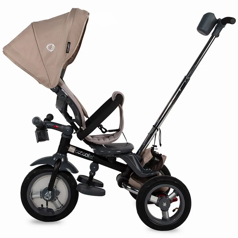 Multifunction 4-in-1 tricycle with reversible seat Coccolle Velo Air Beige