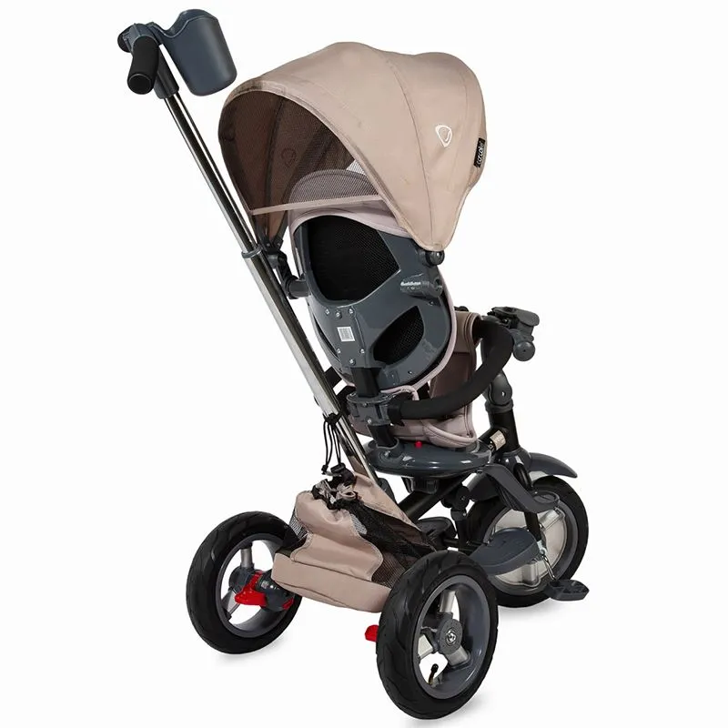 Multifunction 4-in-1 tricycle with reversible seat Coccolle Velo Air Beige