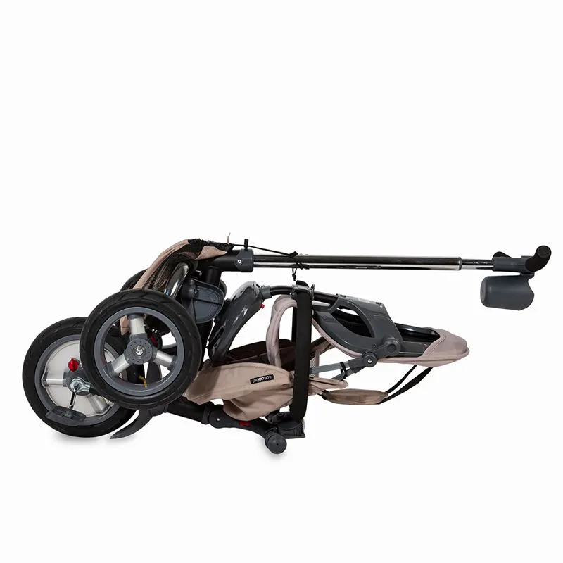 Multifunction 4-in-1 tricycle with reversible seat Coccolle Velo Air Beige