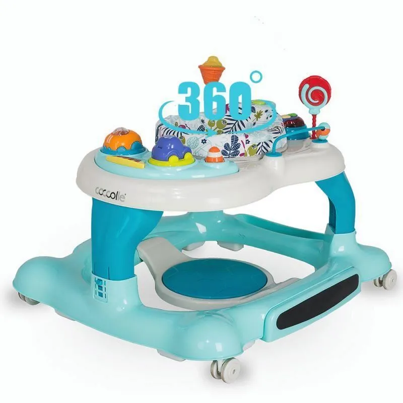 Walker with activity center Coccolle Arlo Blue