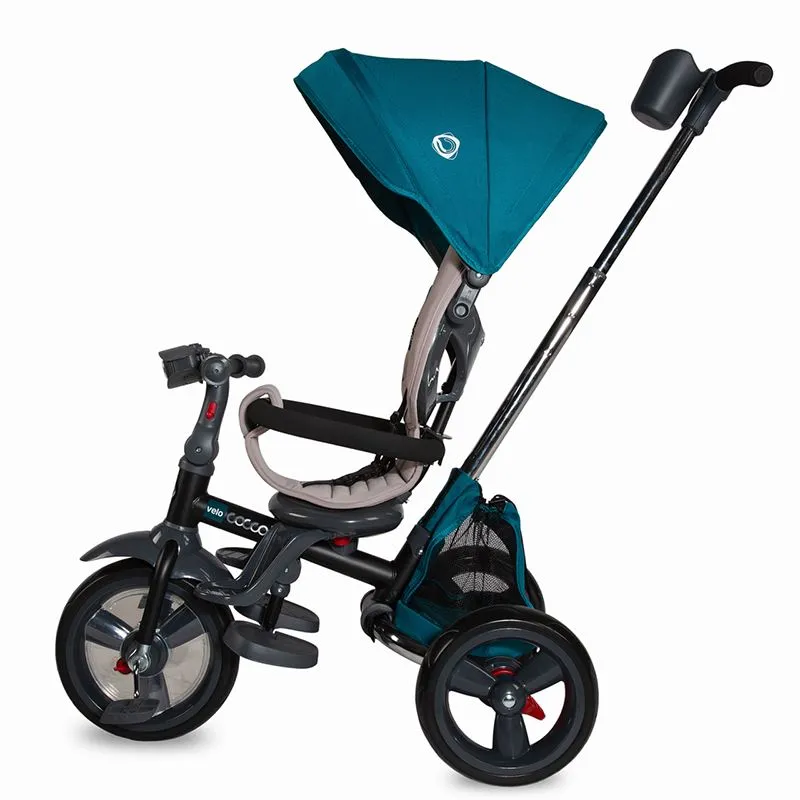 Multifunction 4-in-1 tricycle with reversible seat Coccolle Velo Green