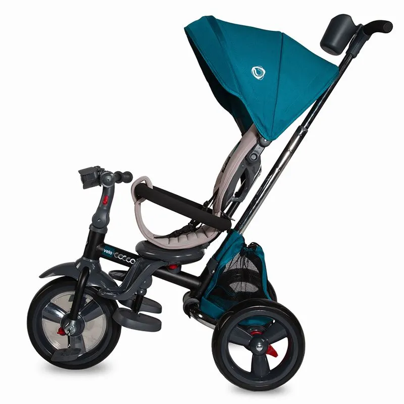 Multifunction 4-in-1 tricycle with reversible seat Coccolle Velo Green
