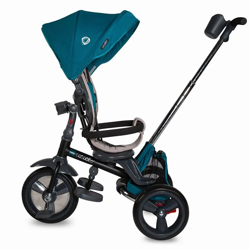 Multifunction 4-in-1 tricycle with reversible seat Coccolle Velo Green