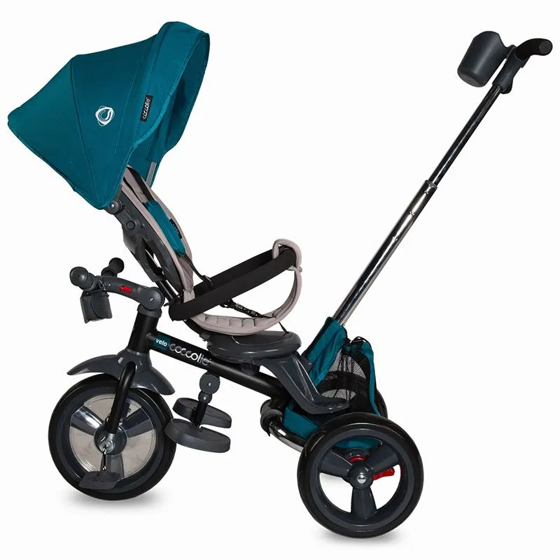 Multifunction 4-in-1 tricycle with reversible seat Coccolle Velo Green