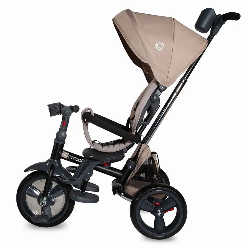 Multifunction 4-in-1 tricycle with reversible seat Coccolle Velo Beige