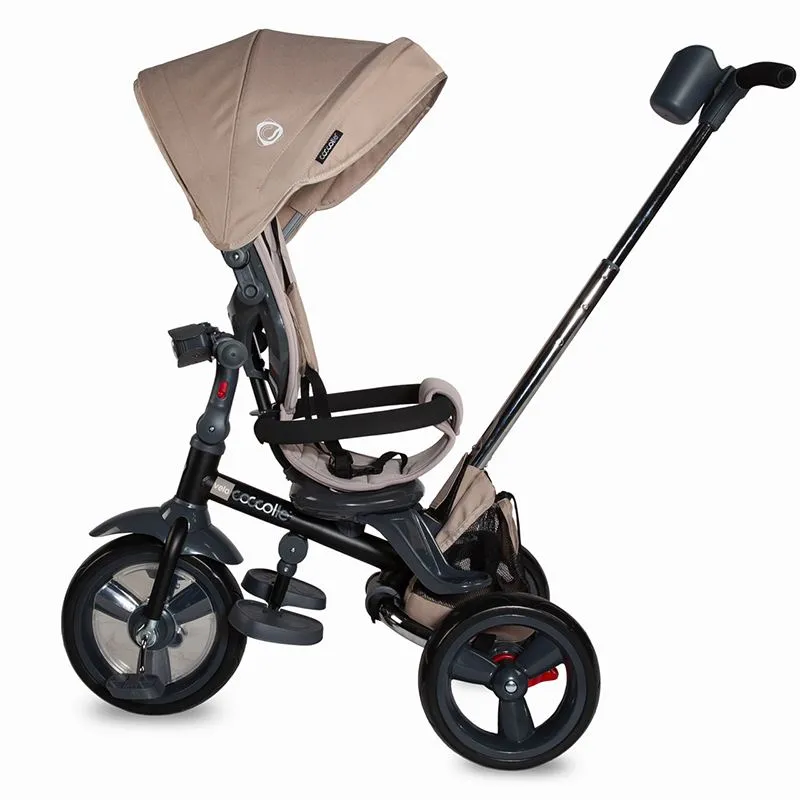 Multifunction 4-in-1 tricycle with reversible seat Coccolle Velo Beige