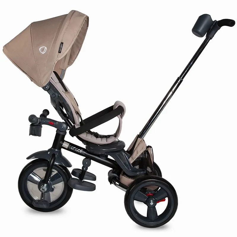 Multifunction 4-in-1 tricycle with reversible seat Coccolle Velo Beige