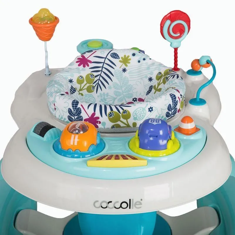 Walker with activity center Coccolle Arlo Blue