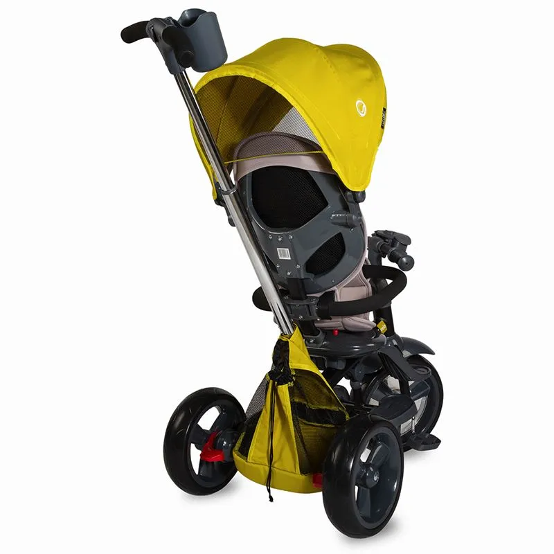 Multifunction 4-in-1 tricycle with reversible seat Coccolle Velo Mustard