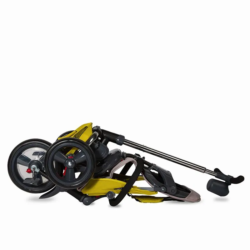 Multifunction 4-in-1 tricycle with reversible seat Coccolle Velo Mustard