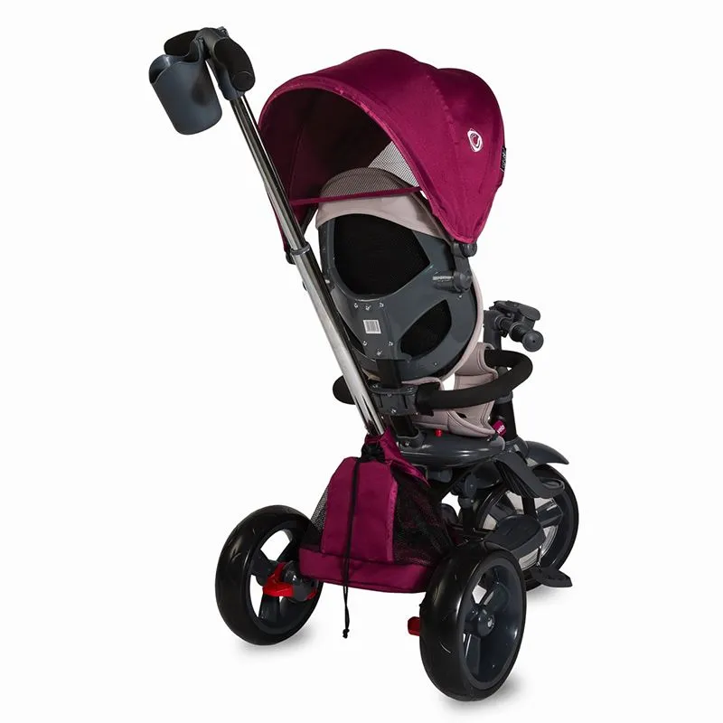Multifunction 4-in-1 tricycle with reversible seat Coccolle Velo Violet