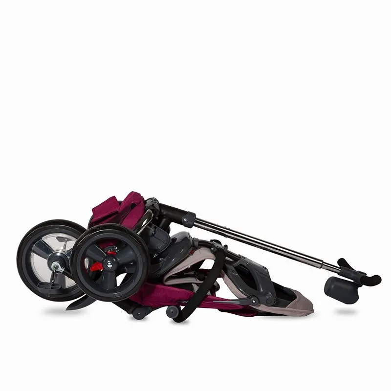 Multifunction 4-in-1 tricycle with reversible seat Coccolle Velo Violet