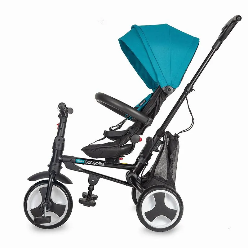 Ultra-foldable tricycle Coccolle Spectra Turquoise Tide